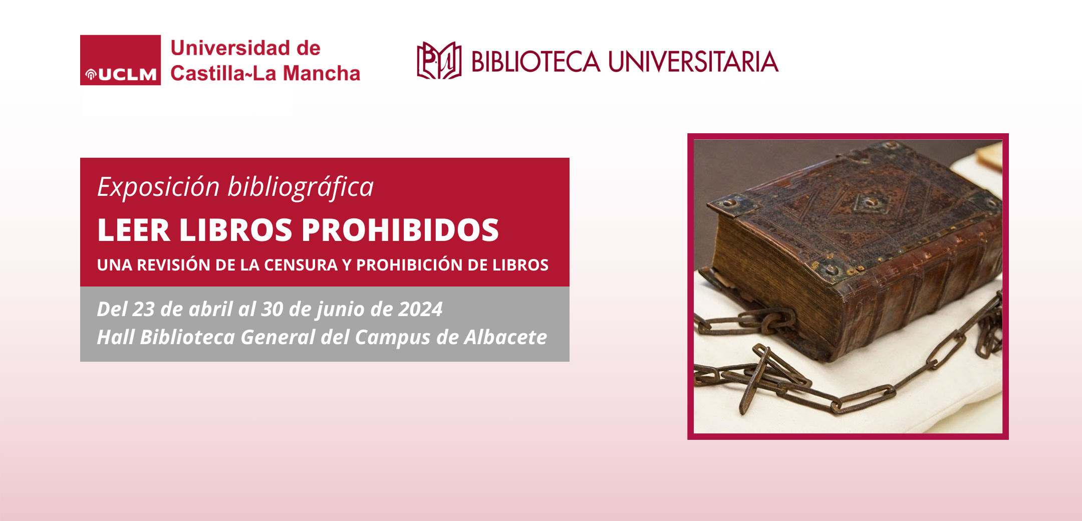 Exposición bibliográfica en la Biblioteca General de Albacete