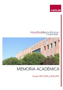 Portada de Memoria académica 2015-16 y 2016-2017