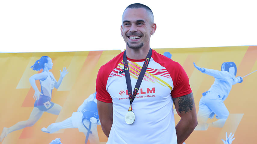 Casillero de la UCLM en el CEU de Atletismo: José González Barragán, 200 metros.