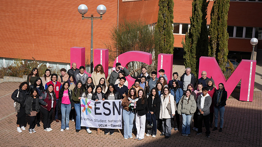 Bienvenida a estudiantes internacionales para el segundo semestre del curso 2024/25 en el campus de Cuenca.